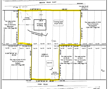 11 Brook Trail E Surveyor Site Map 8-24-21